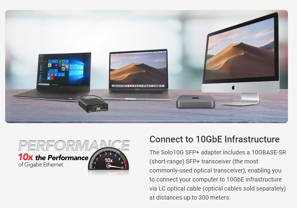 The Sonnet Solo10G SFP+ network adapter: Who Benefits from it and its Best Uses The Sonnet Solo10G SFP+ network adapter: Who Benefits from it and its Best Uses